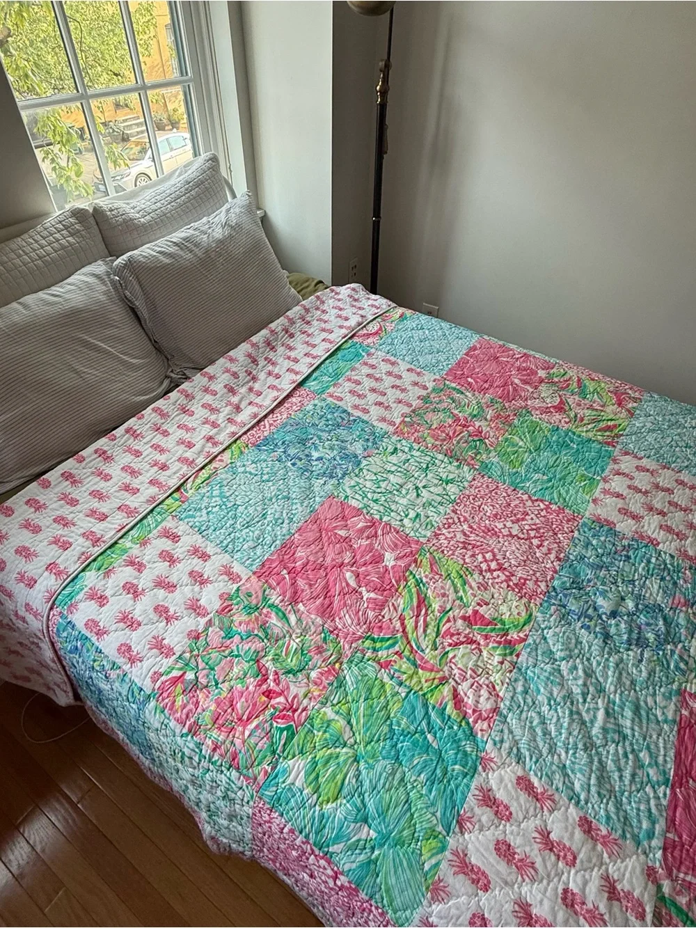 Lilly Pulitzer x Pottery Barn Patchwork Reversible Quilt - Queen